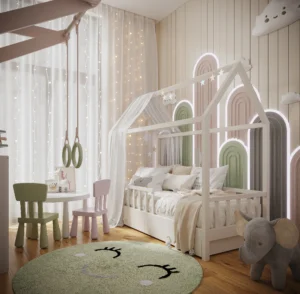 Koka karkasa privatmaja bernistaba