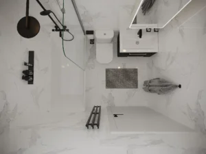 Koka karkasa privatmaja vannasistaba