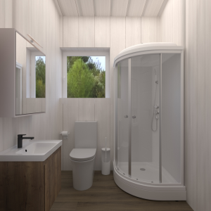 Gatavais mazēkas projekts moduļu māja